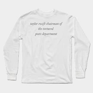 the tortured poets department Long Sleeve T-Shirt